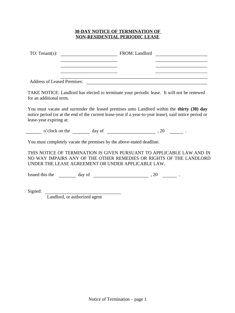 Montana Day Notice  Form