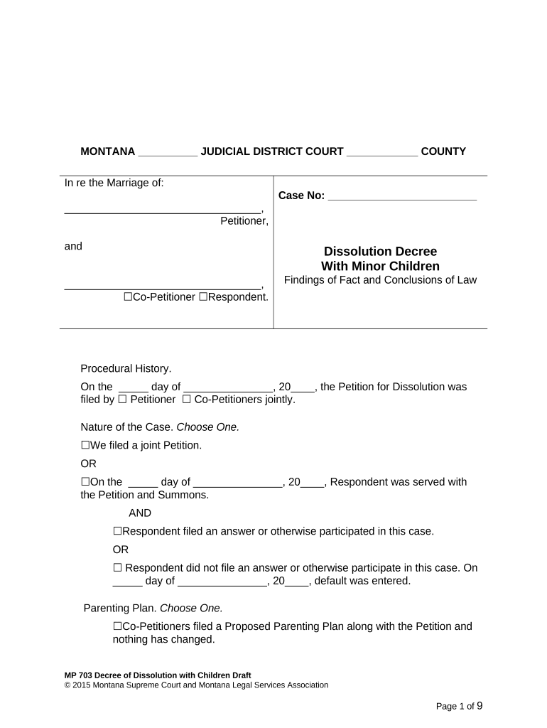 Montana Law Final  Form