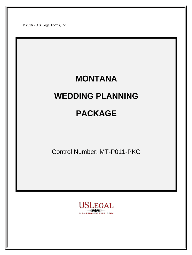 Wedding Planning or Consultant Package Montana  Form