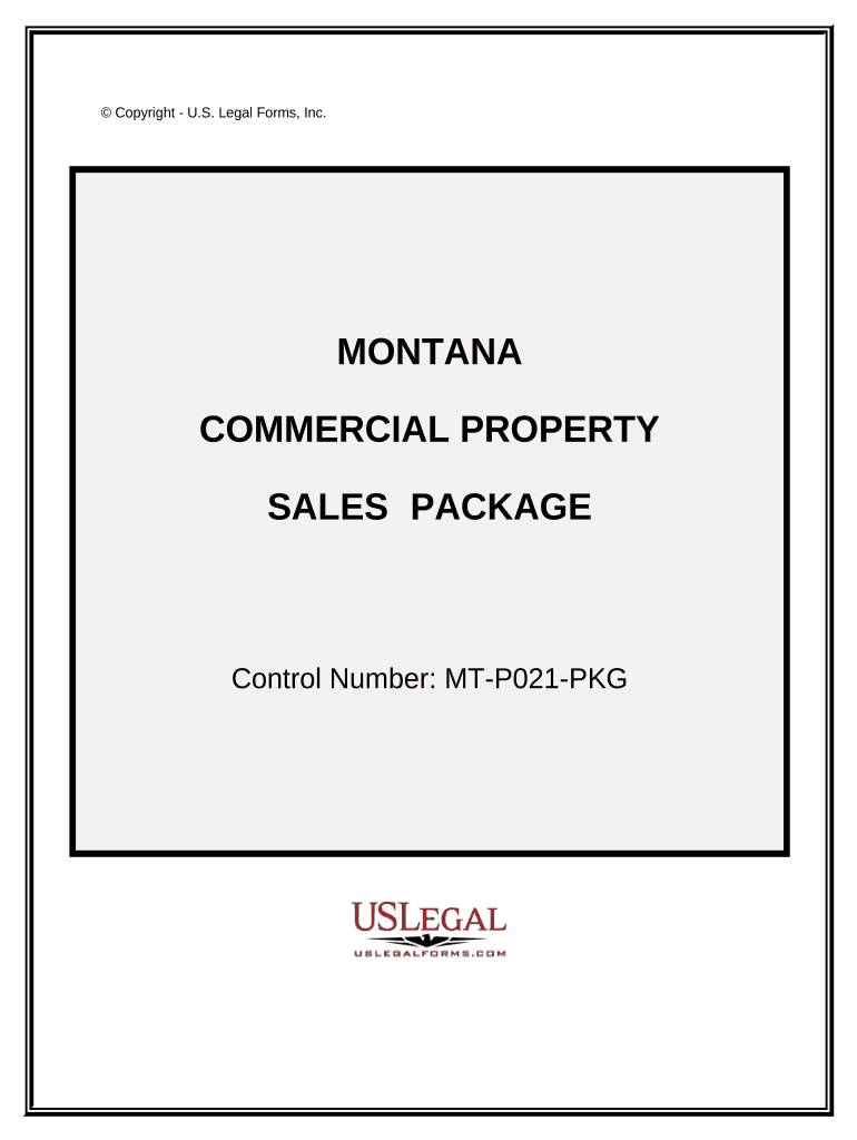 Commercial Property Sales Package Montana  Form