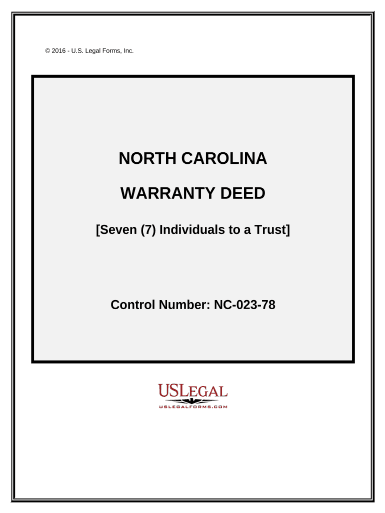 Deed Trust Form Nc