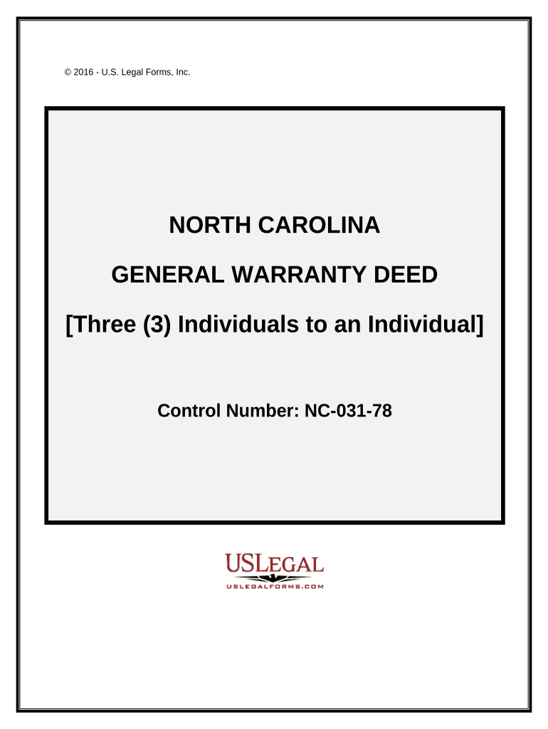 North Carolina General  Form