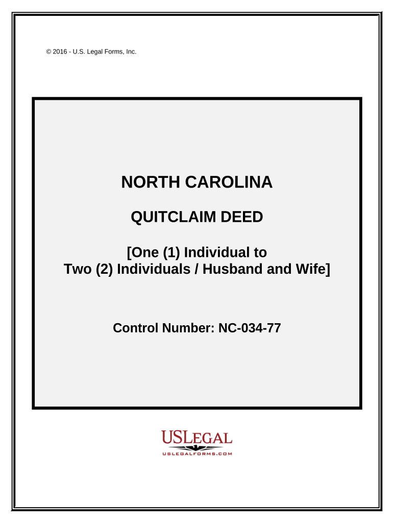 North Carolina Deed  Form