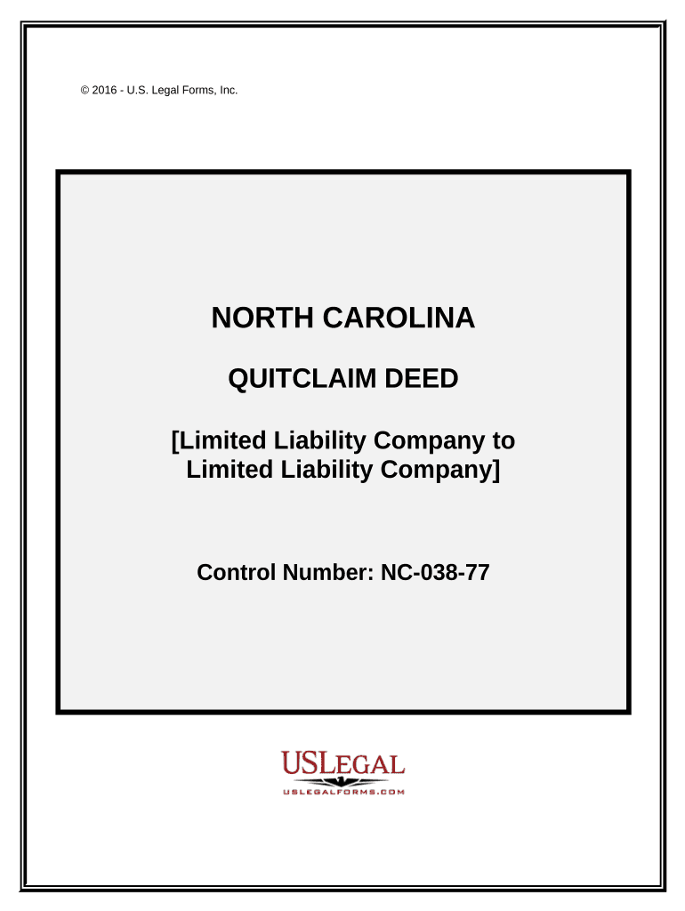 Quitclaim Deed Llc  Form