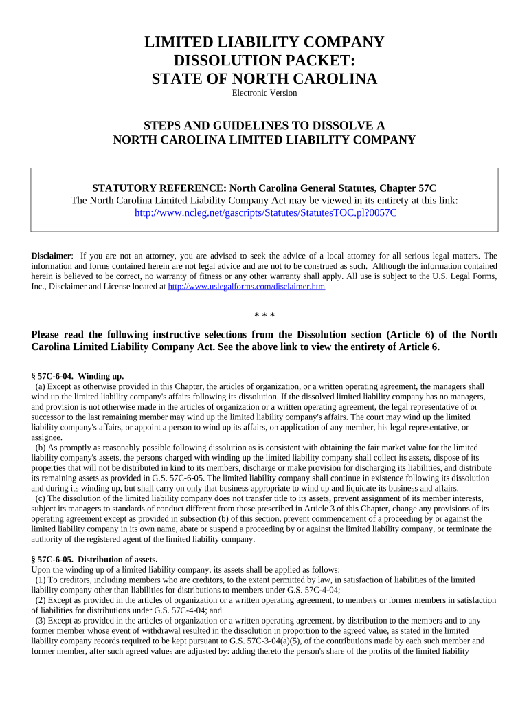 Dissolution Limited Company  Form