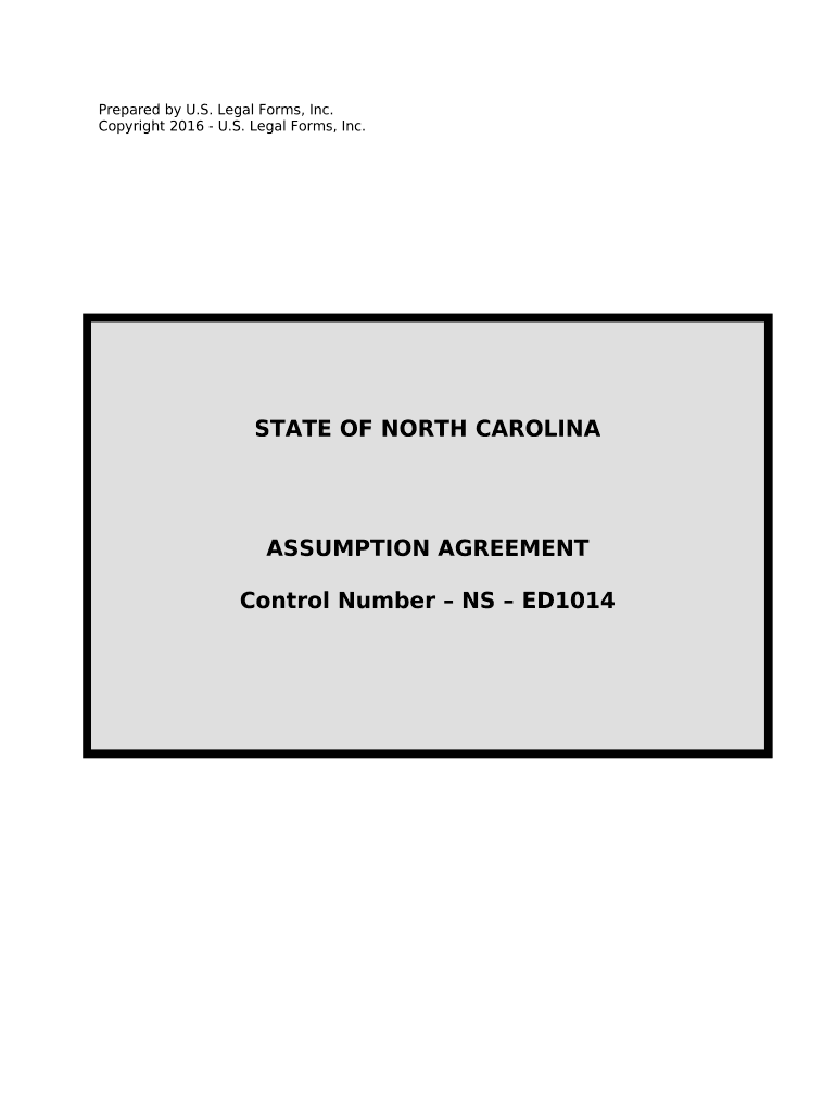 Assumption Agreement Template  Form