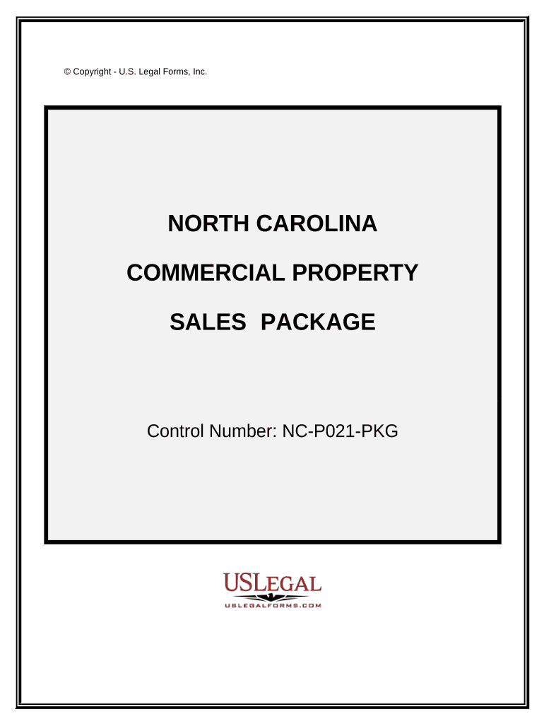 Commercial Property Sales Package North Carolina  Form