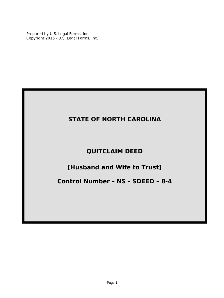 Nc Deed Trust  Form