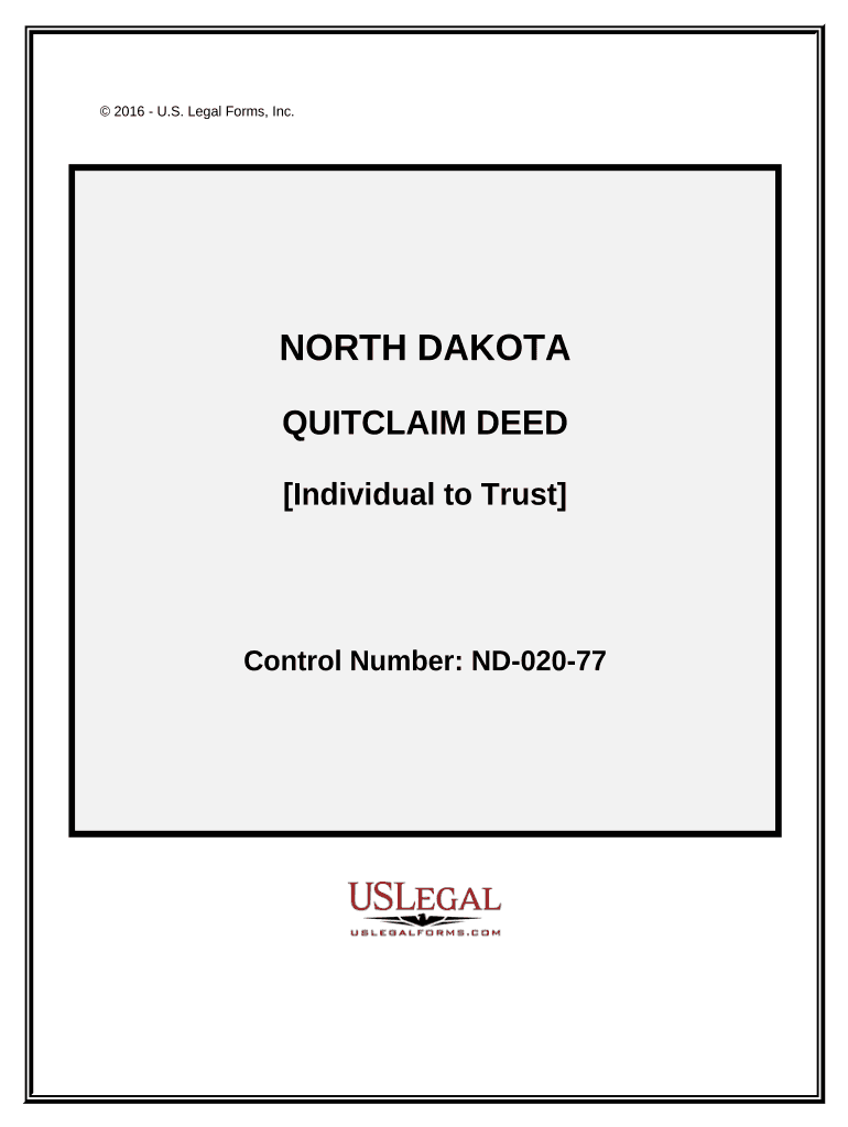 North Dakota Trust  Form