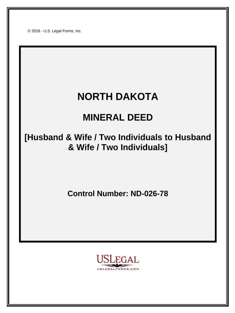 North Dakota Mineral Form