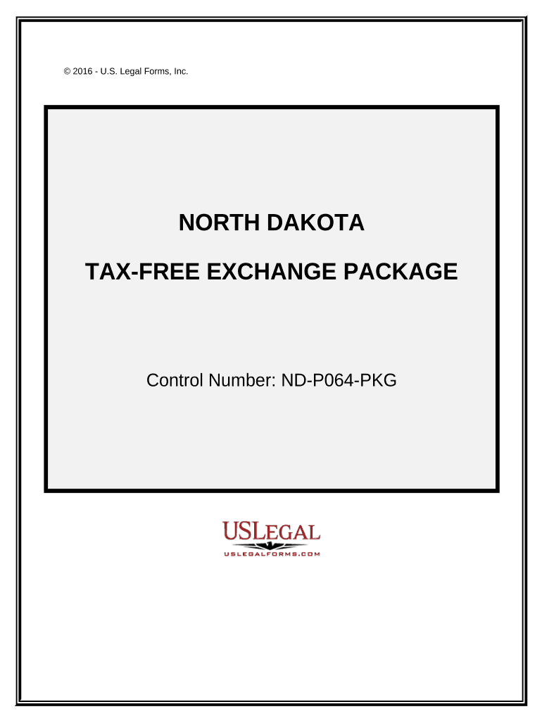 Tax Exchange Package North Dakota  Form