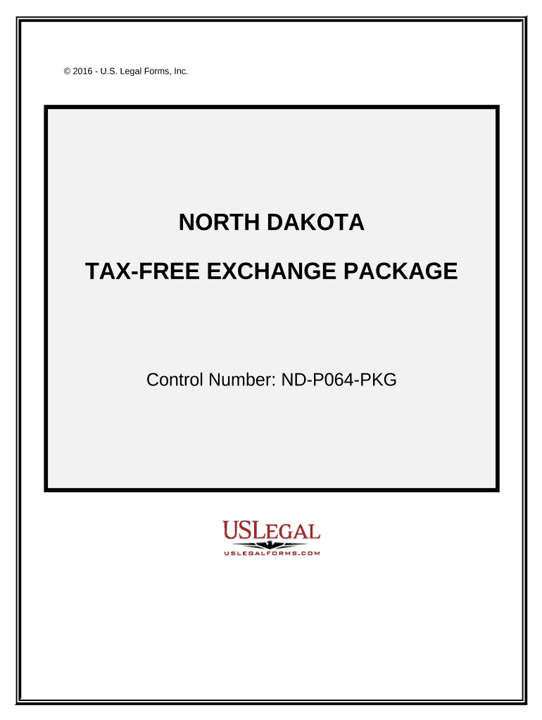 Tax Exchange Package North Dakota Form