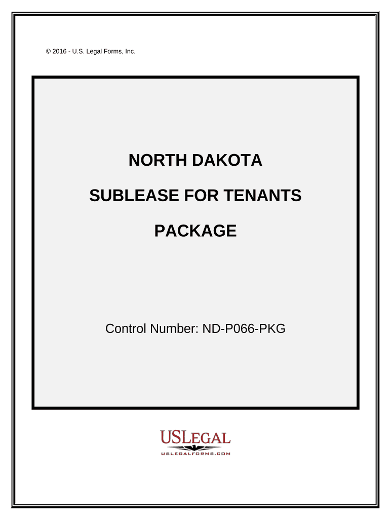 North Dakota Tenant  Form