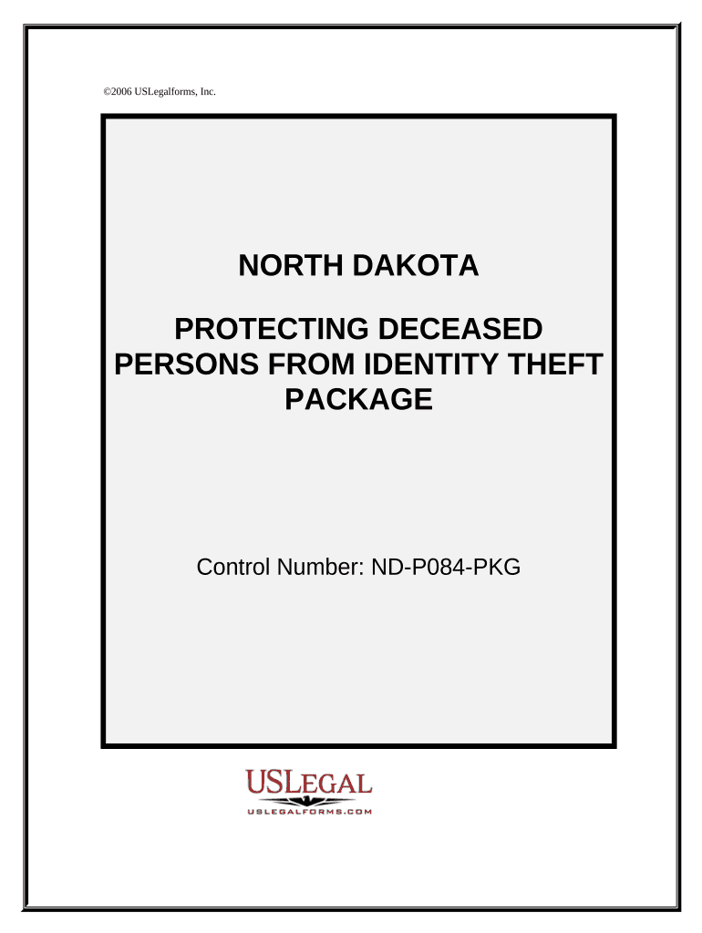 North Dakota Identity  Form