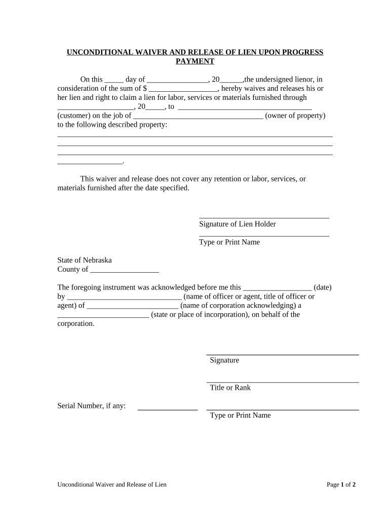 Ne Waiver Form