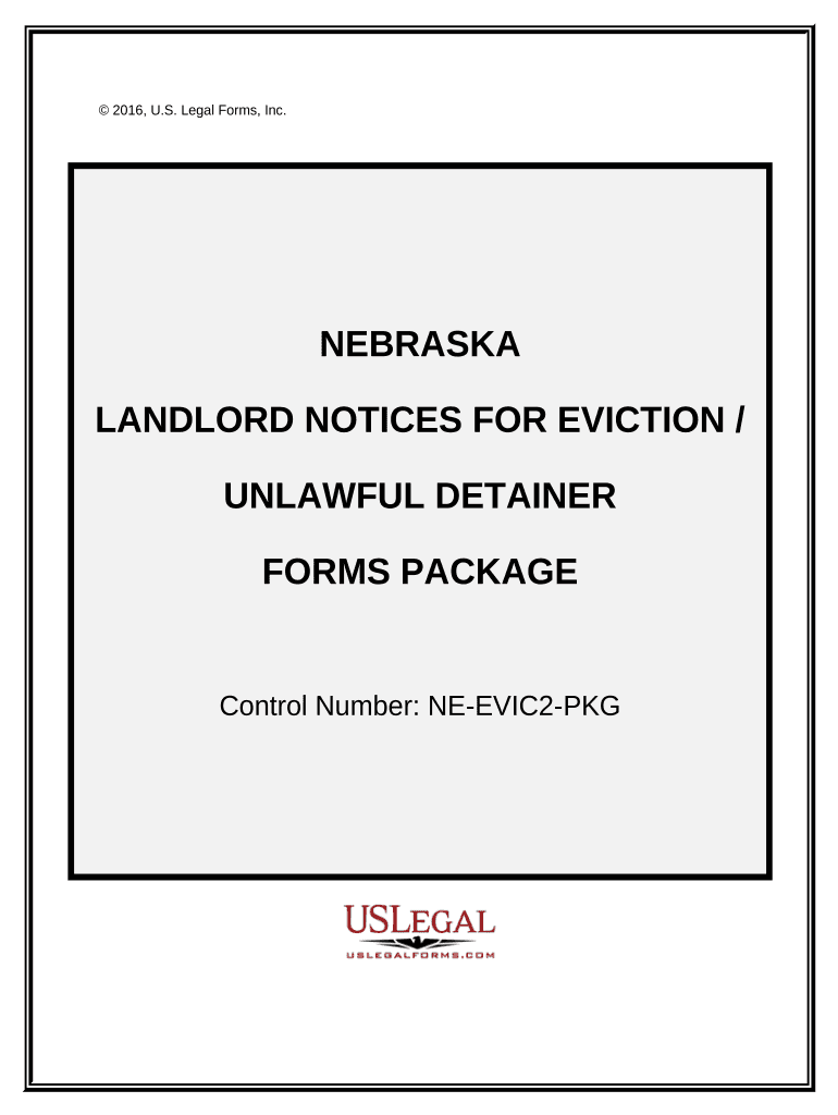 Nebraska Eviction  Form
