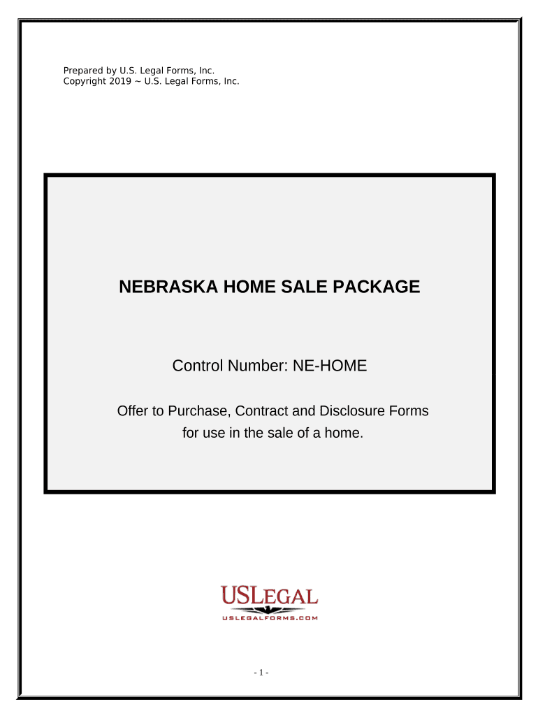 Real Estate Home Sales Package with Offer to Purchase, Contract of Sale, Disclosure Statements and More for Residential House Ne  Form