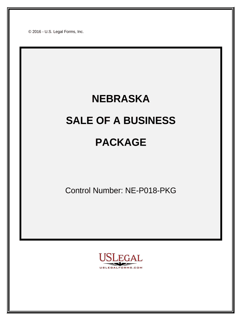 Sale of a Business Package Nebraska  Form