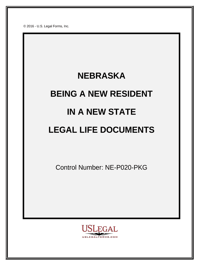 New State Resident Package Nebraska  Form