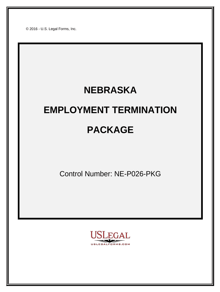 Employment or Job Termination Package Nebraska  Form