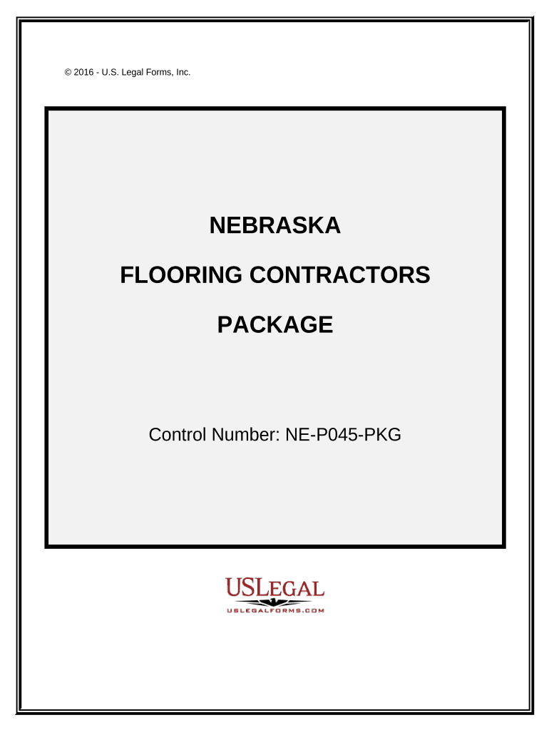 Flooring Contractor Package Nebraska  Form