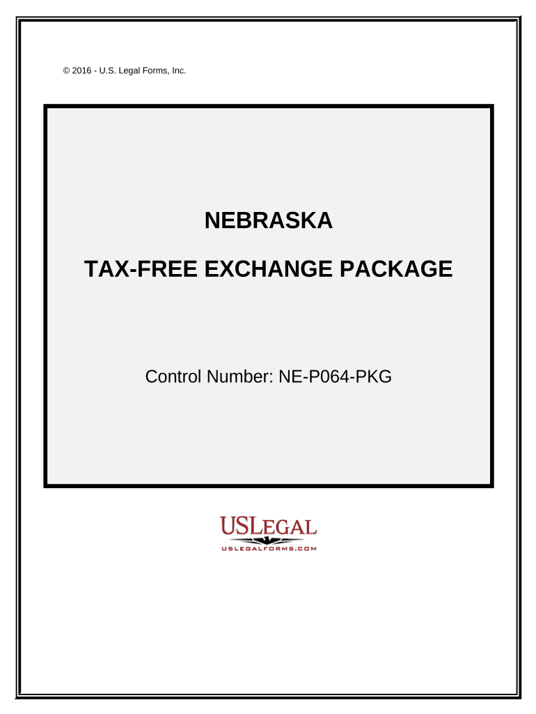 Tax Exchange Package Nebraska  Form
