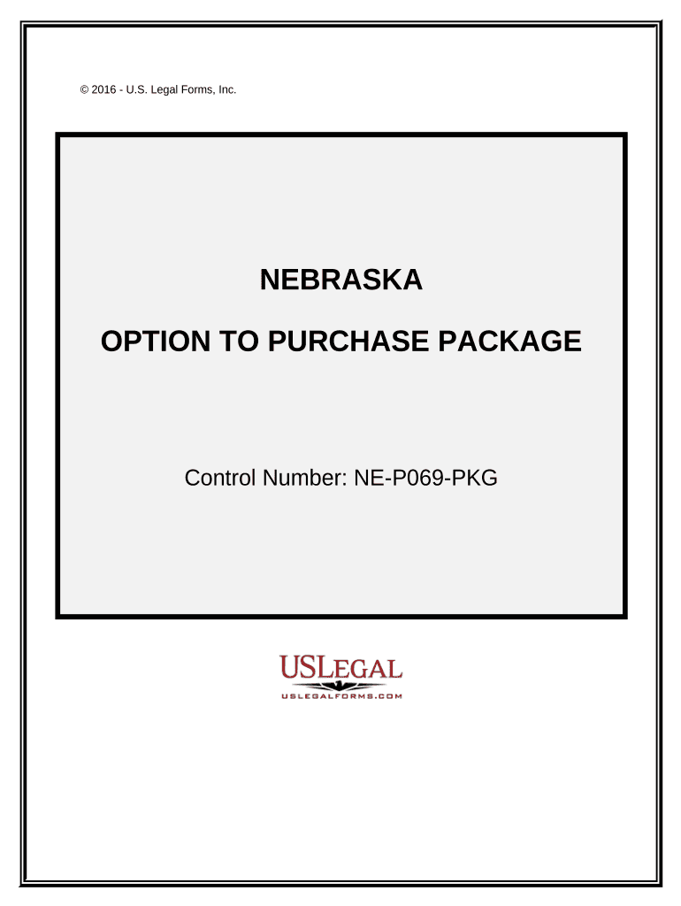 Option to Purchase Package Nebraska  Form