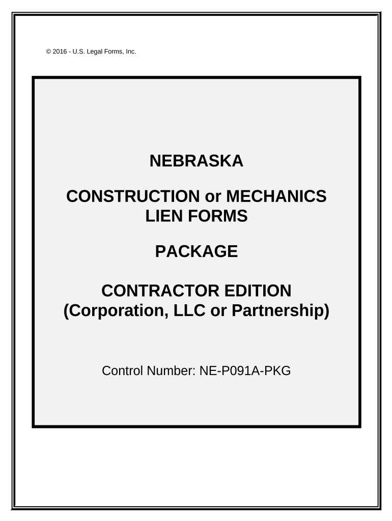 Nebraska Mechanics  Form