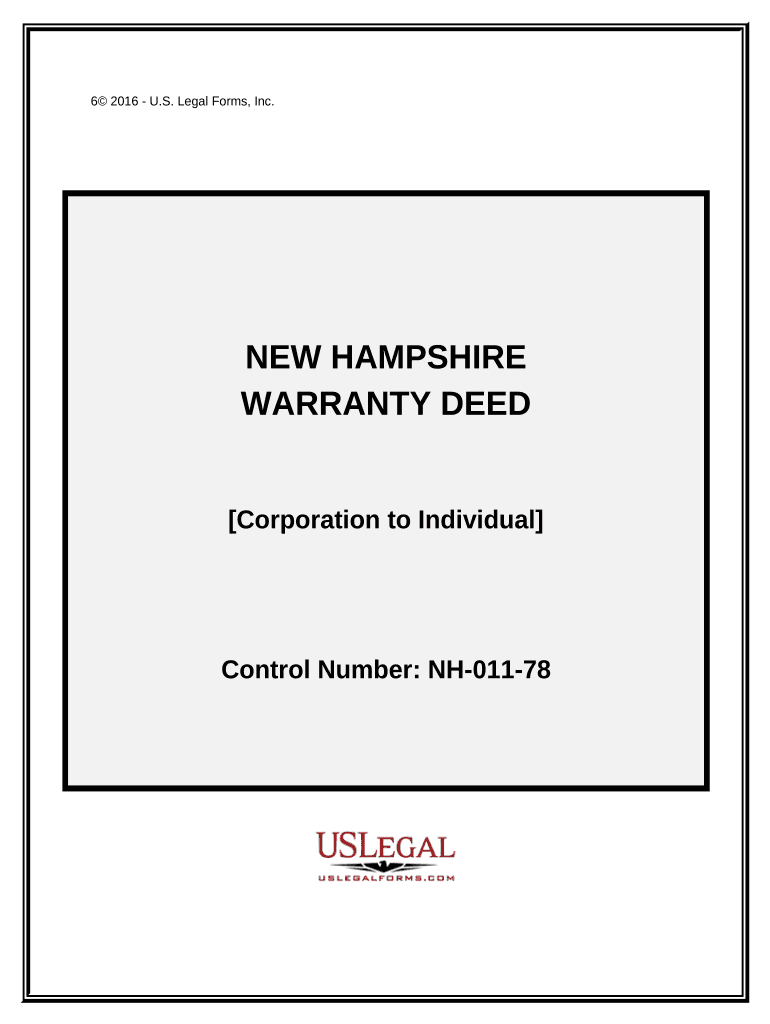 Nh Warranty Deed  Form
