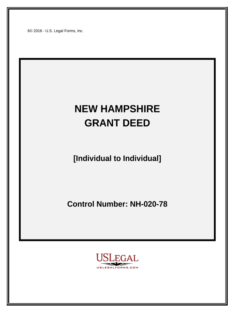 New Hampshire Deed Search  Form