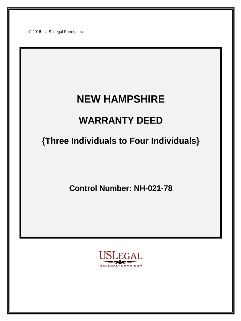 New Hampshire Deed  Form