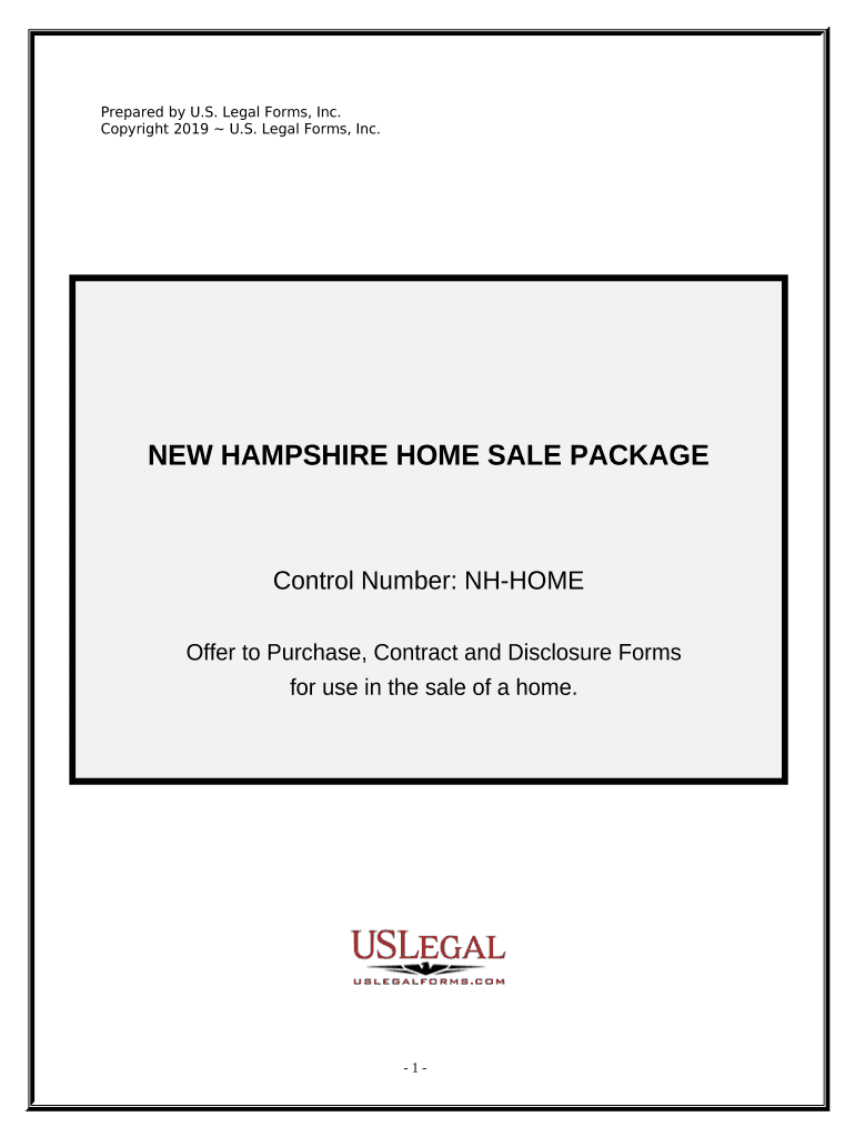 Real Estate Home Sales Package with Offer to Purchase, Contract of Sale, Disclosure Statements and More for Residential House Ne  Form