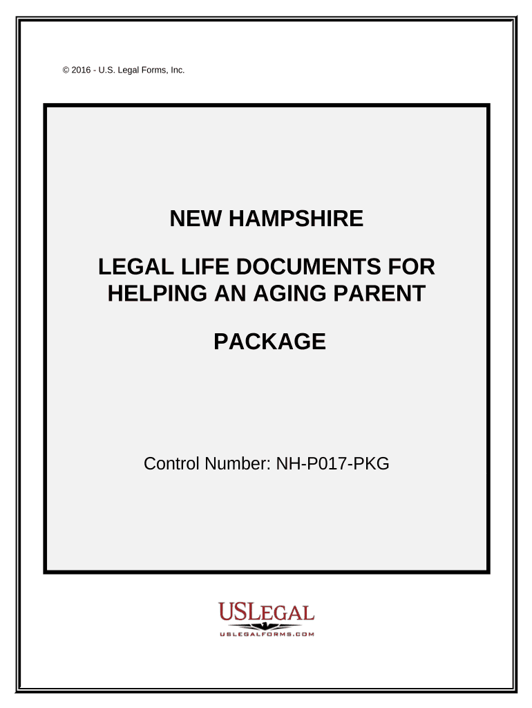 Aging Parent Package New Hampshire  Form