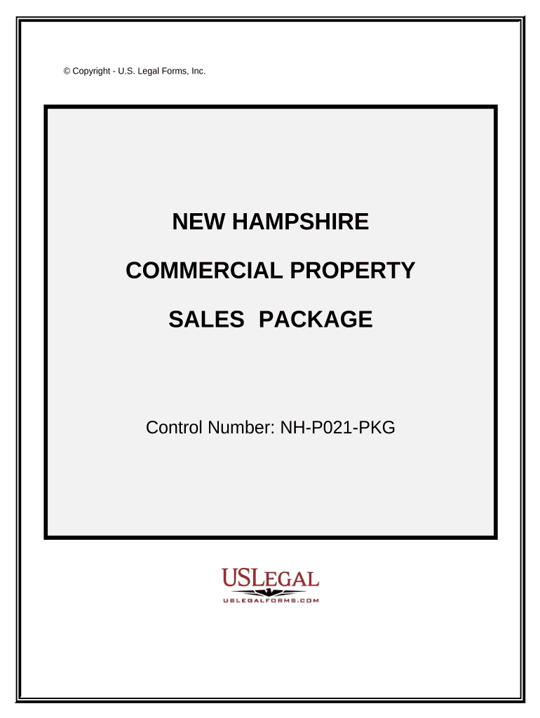 Commercial Property Sales Package New Hampshire  Form