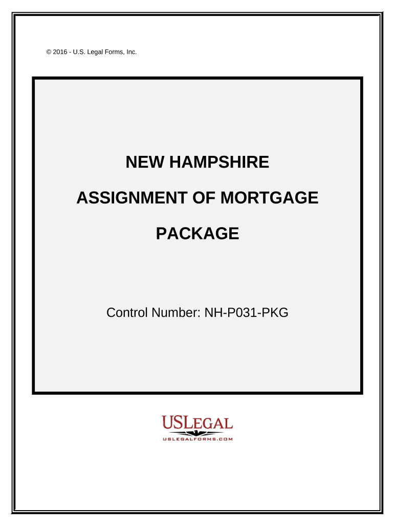 Assignment of Mortgage Package New Hampshire  Form