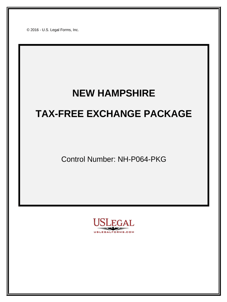 Tax Exchange Package New Hampshire  Form