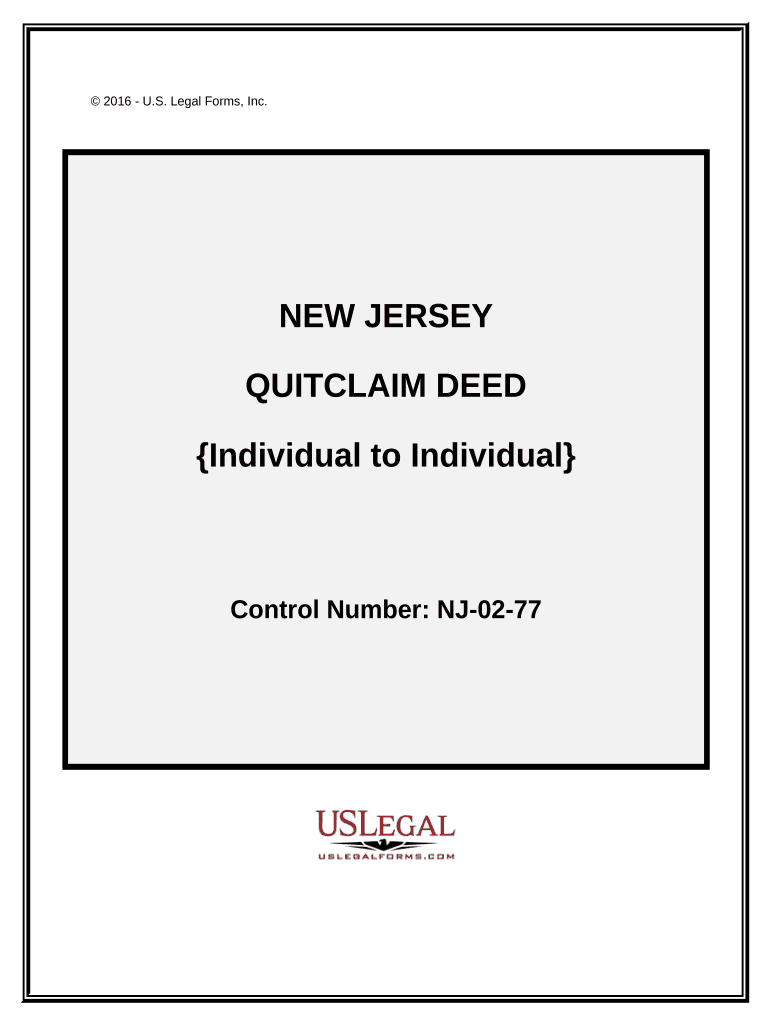 Nj Deed Form