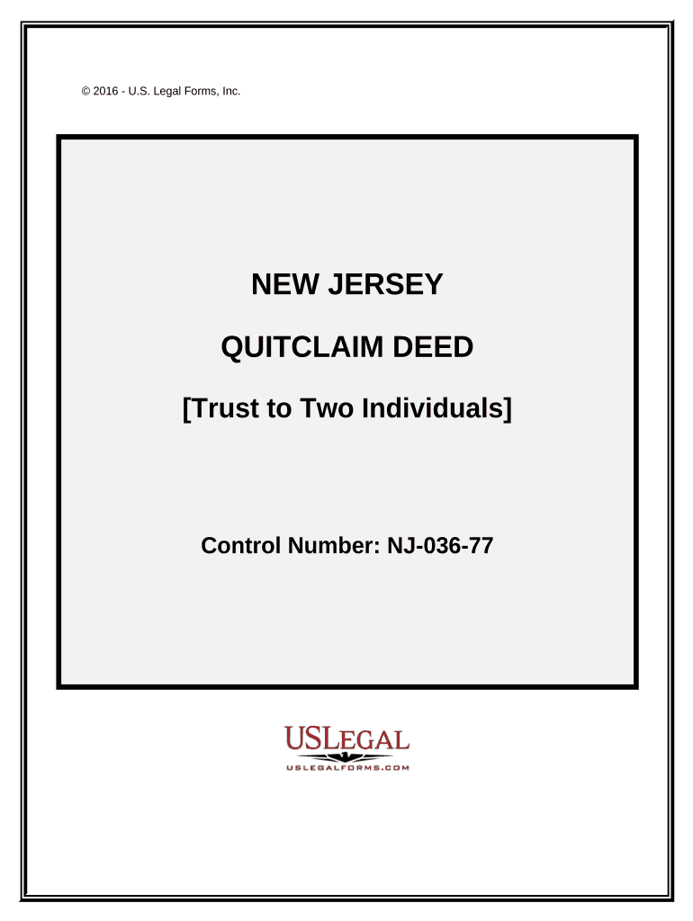 New Jersey Trust  Form