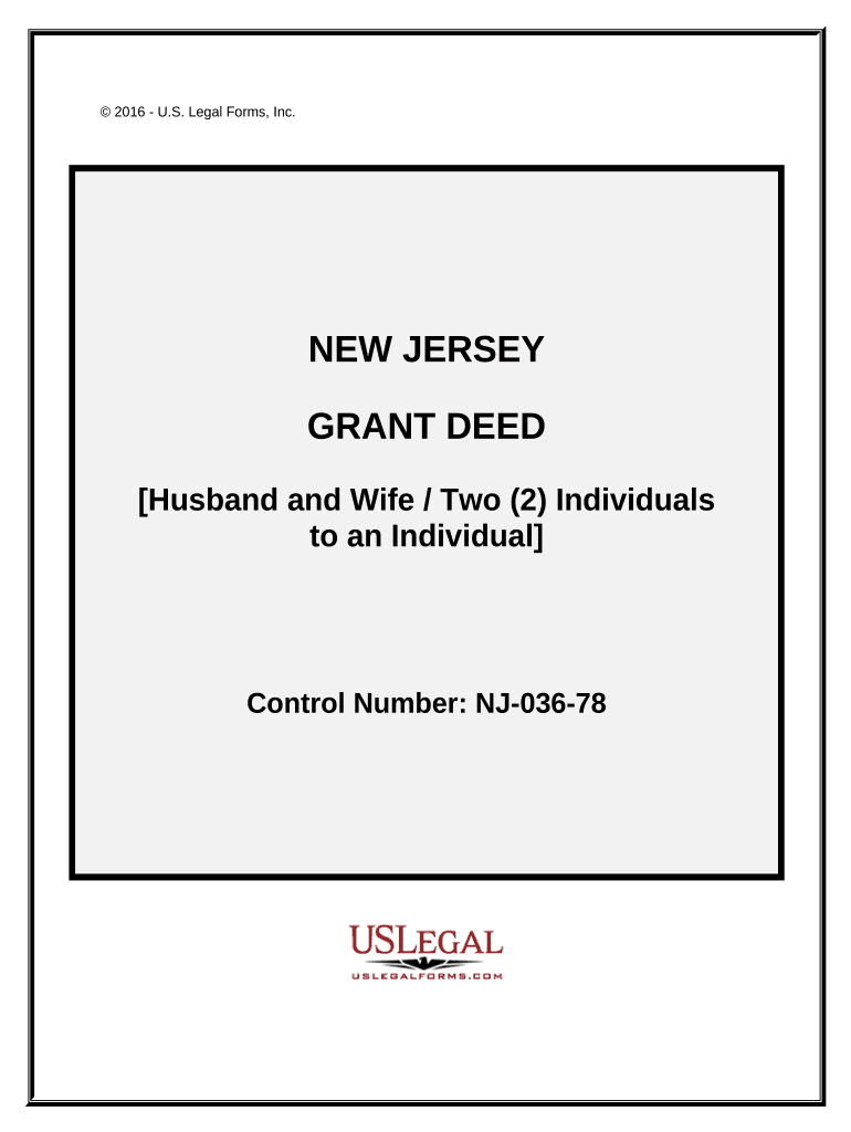 Nj Grant Deed  Form