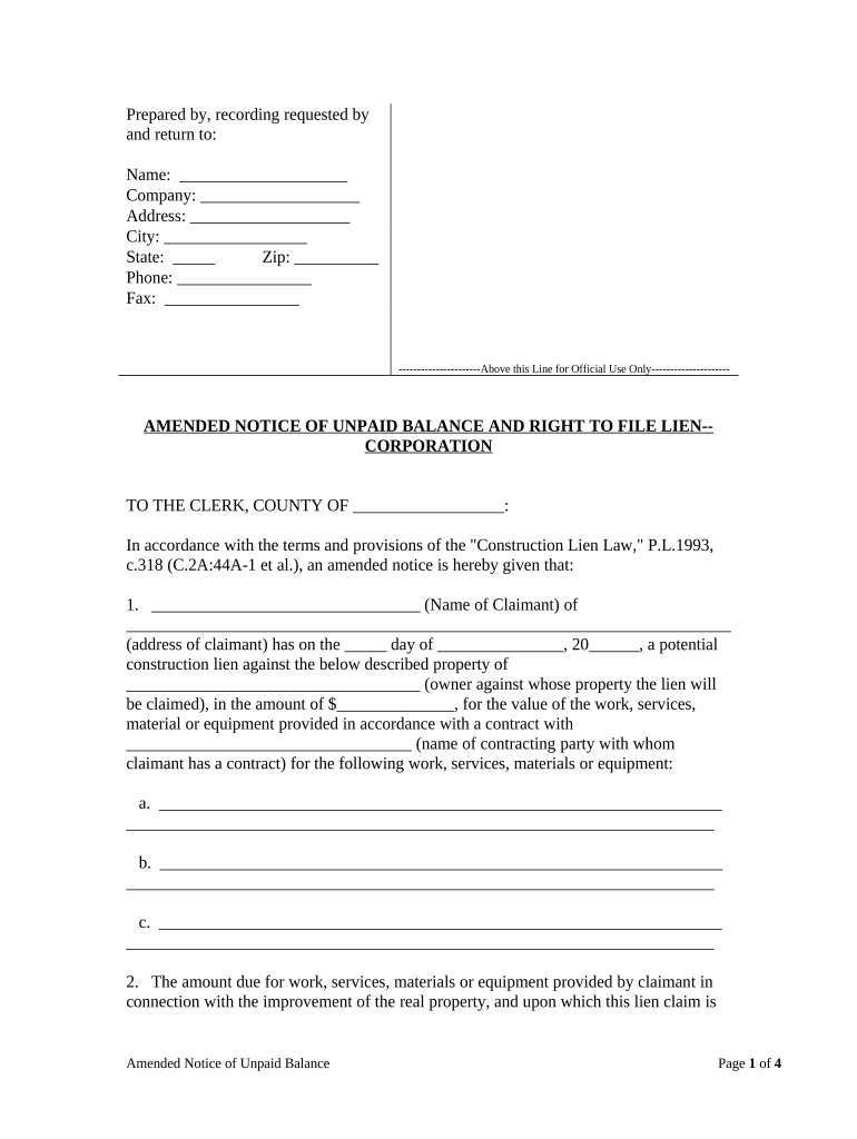 Limited Liability Company  Form