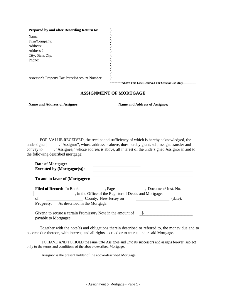 missing mortgage assignment