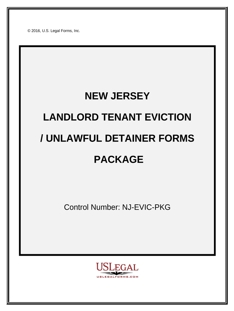 Nj Landlord Tenant Eviction Forms