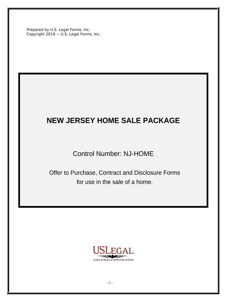 Real Estate Home Sales Package with Offer to Purchase, Contract of Sale, Disclosure Statements and More for Residential House Ne  Form
