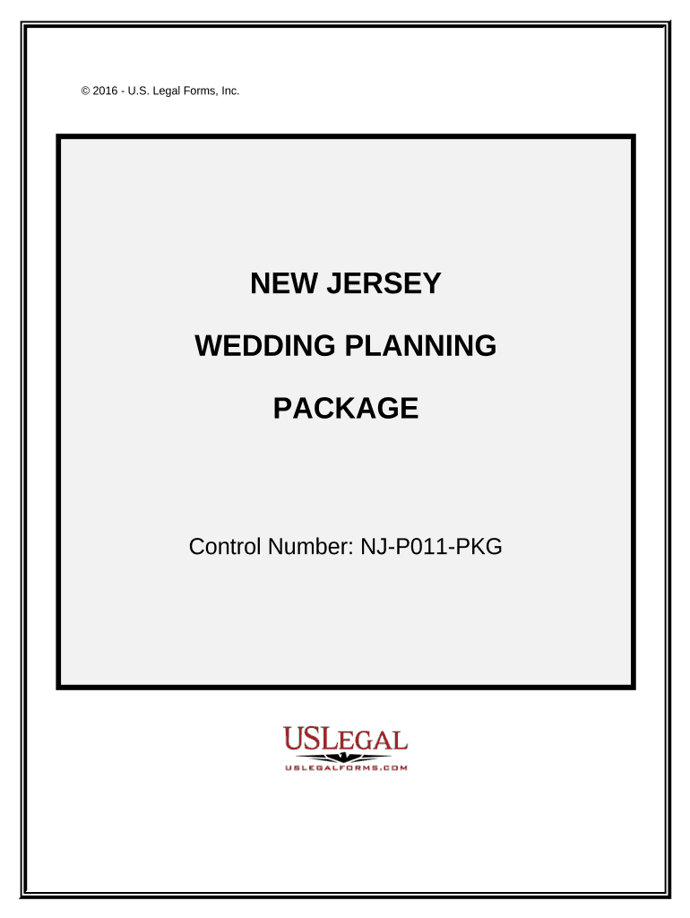 Wedding Planning or Consultant Package New Jersey  Form