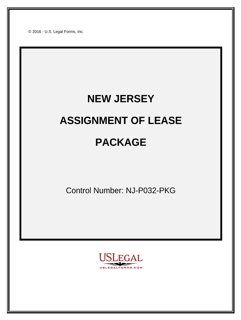 New Jersey Assignment  Form