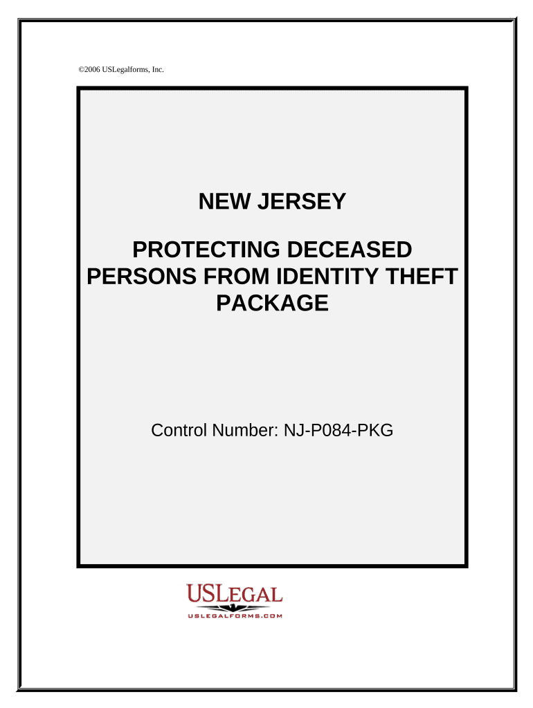 New Jersey Identity Form