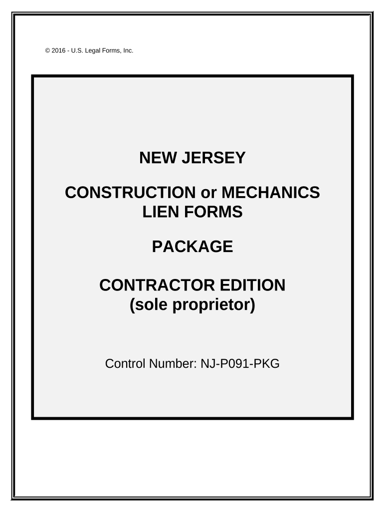New Jersey Mechanics  Form