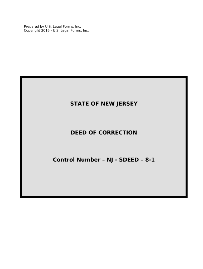 Deed Correction  Form