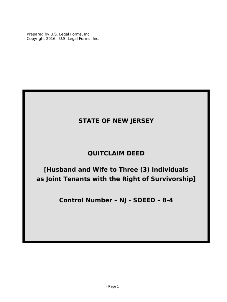 New Jersey Joint  Form