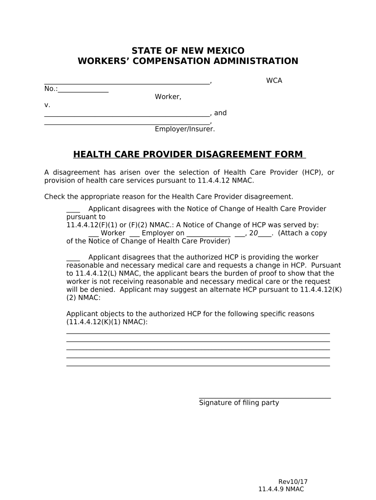 Objection Notice  Form